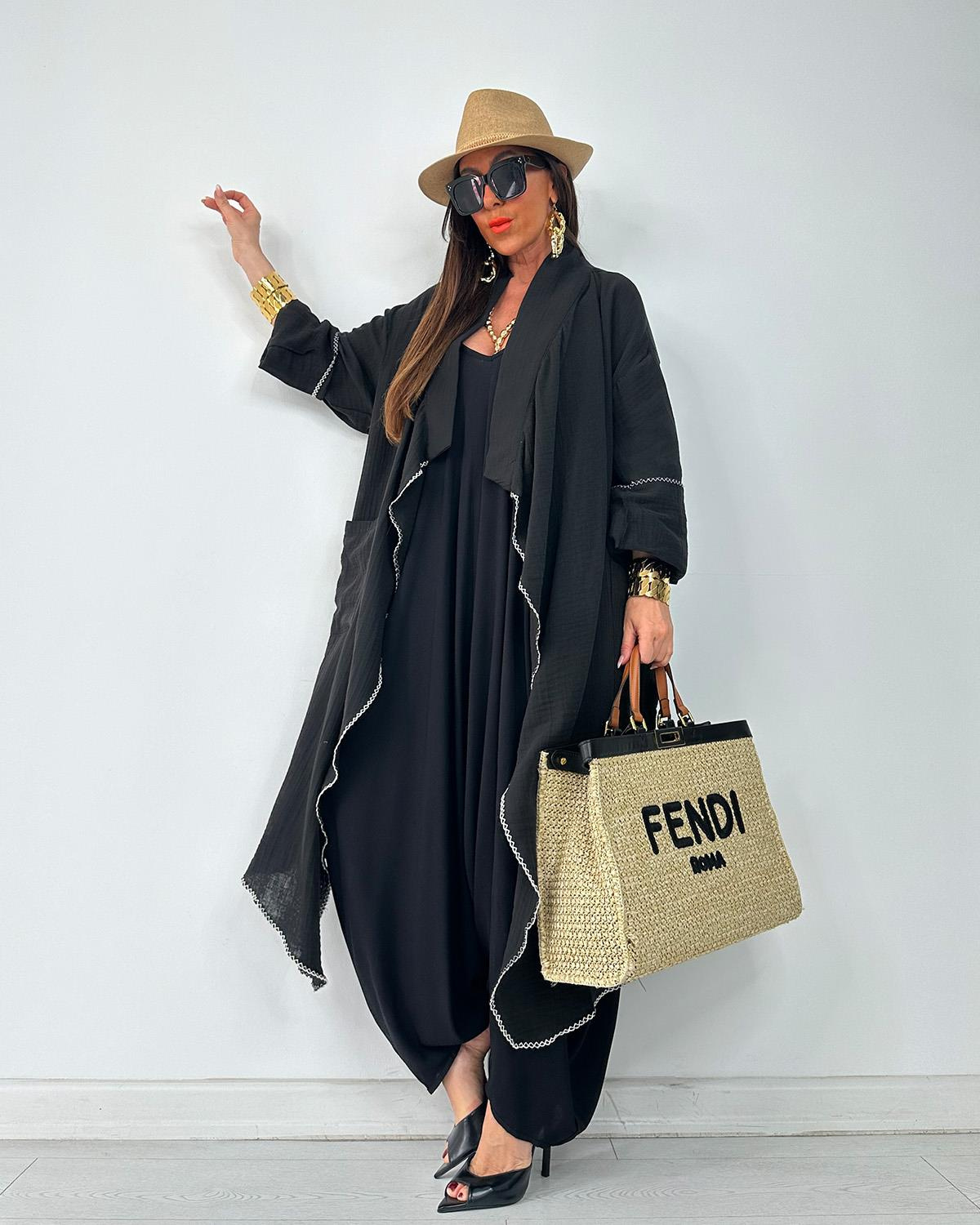Lorissa Kimono Siyah