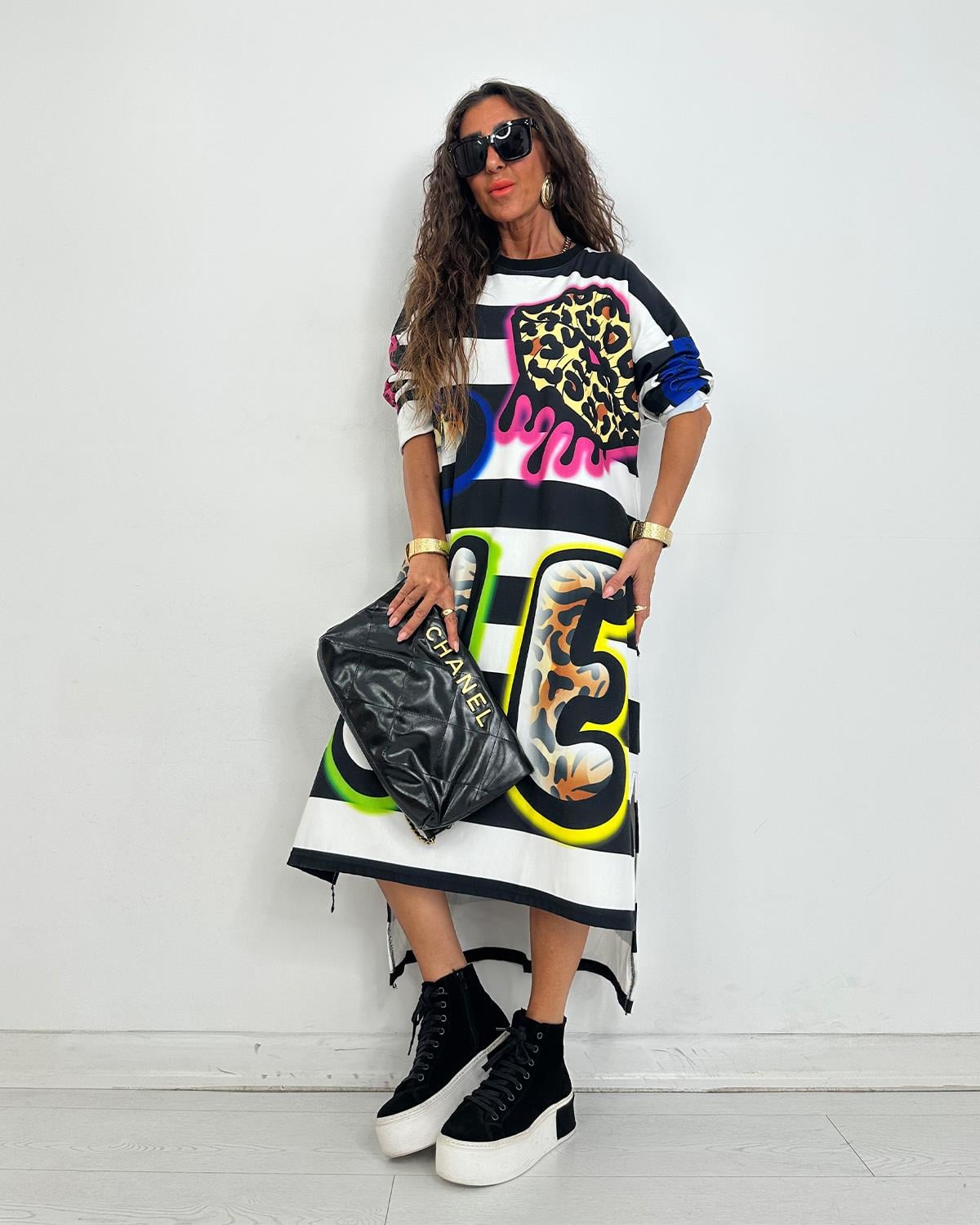 Love Leoparlı Elbise