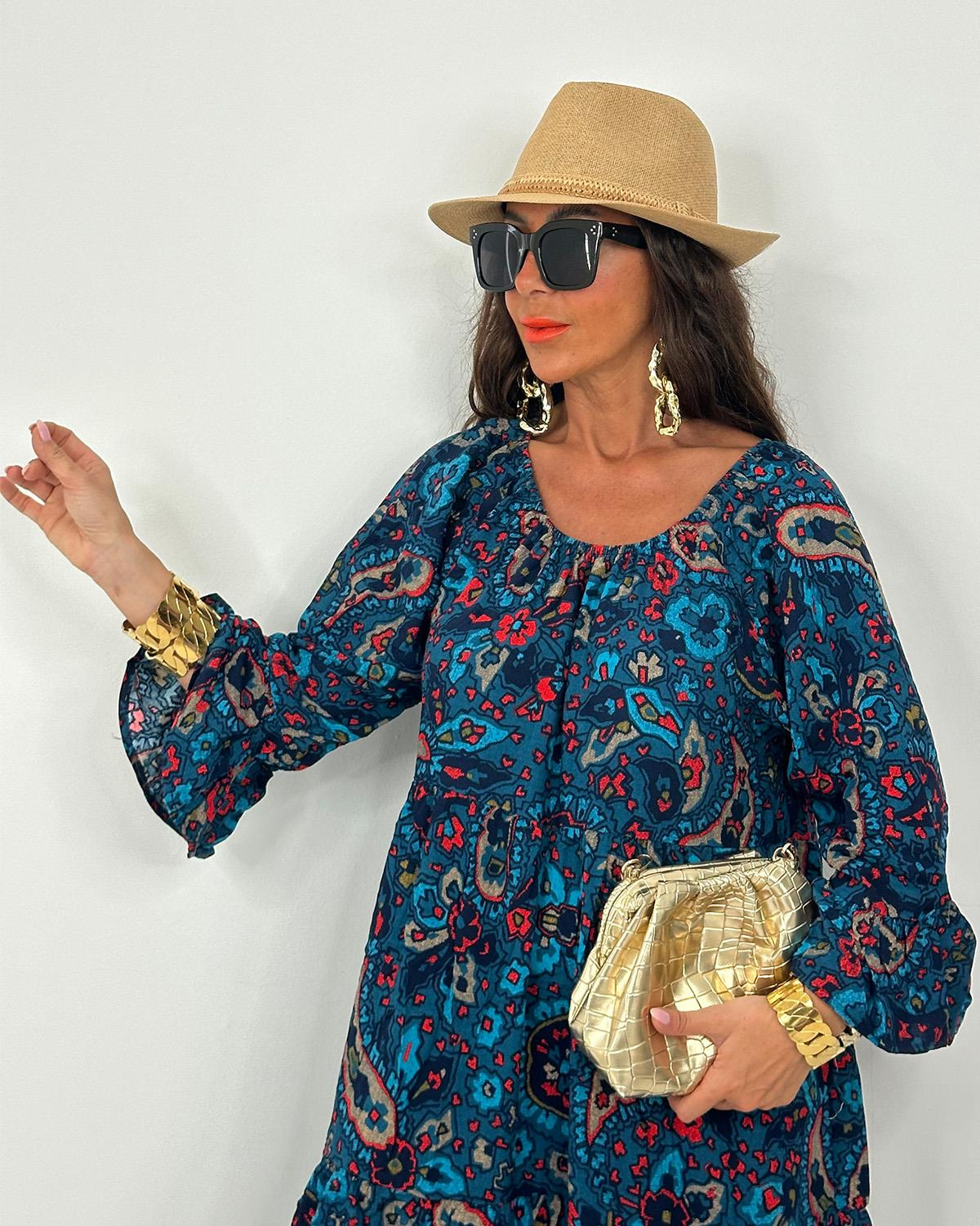 Madonna Lena Elbise Turkuaz