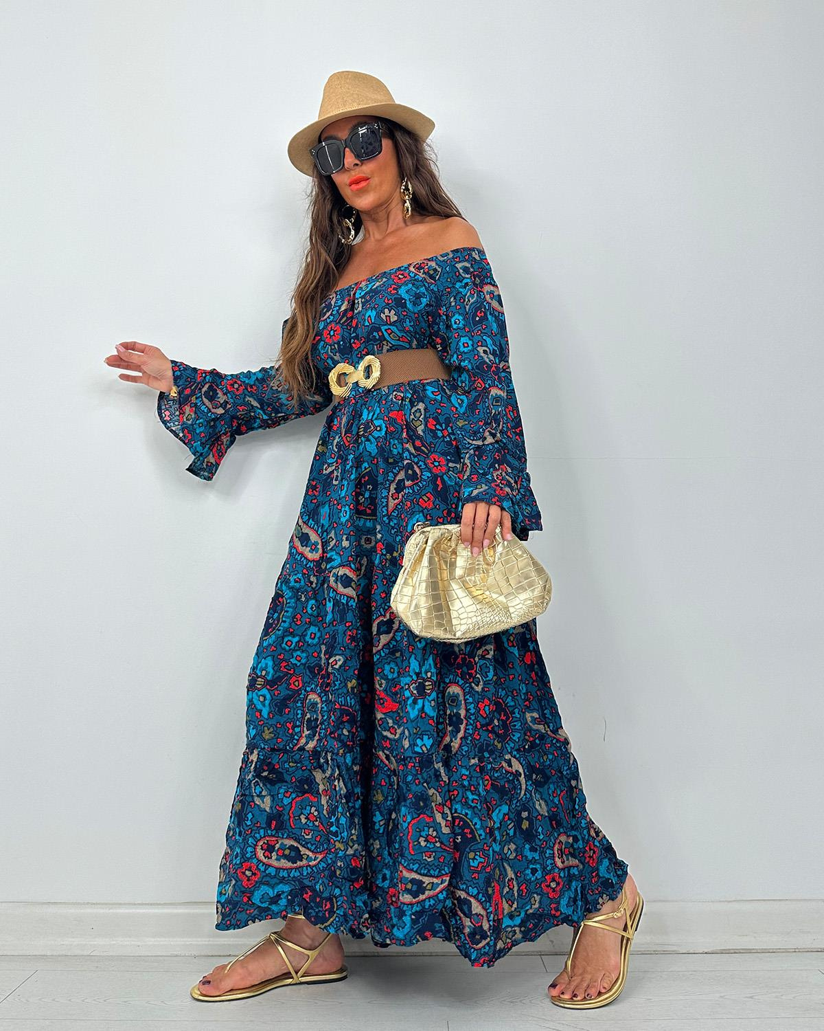 Madonna Lena Elbise Turkuaz