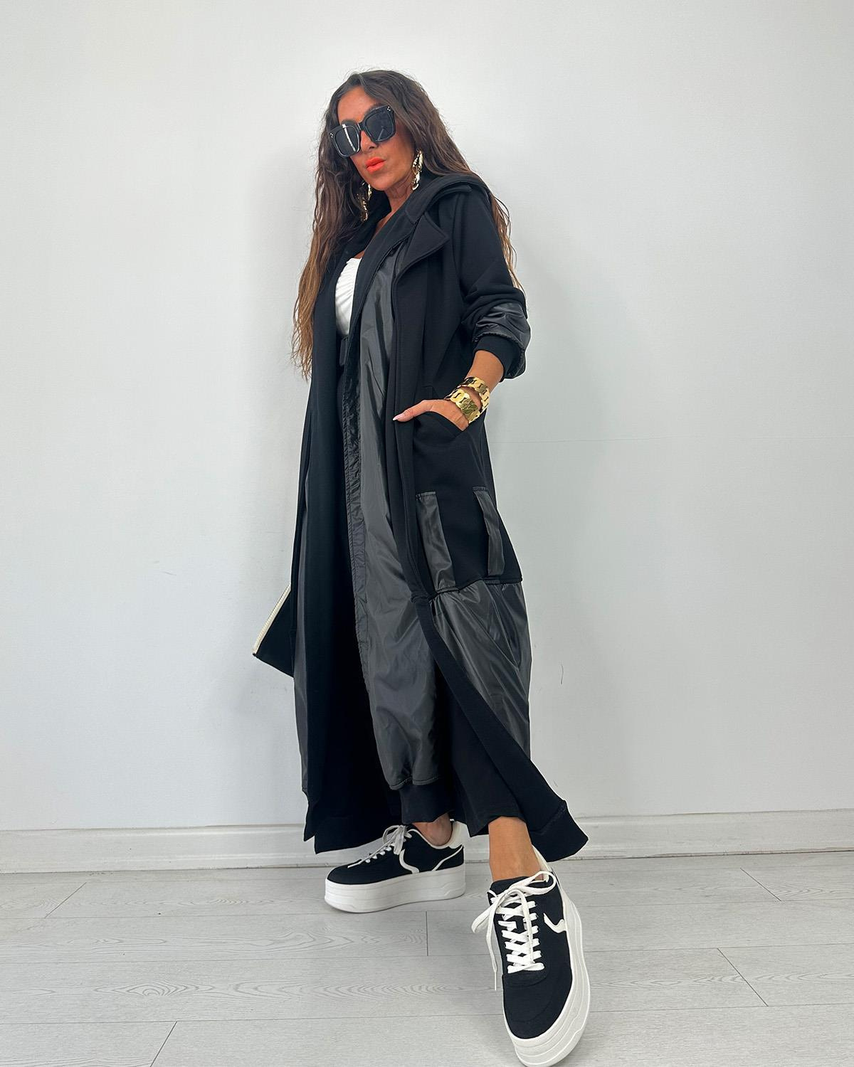 Marina Trençkot Siyah