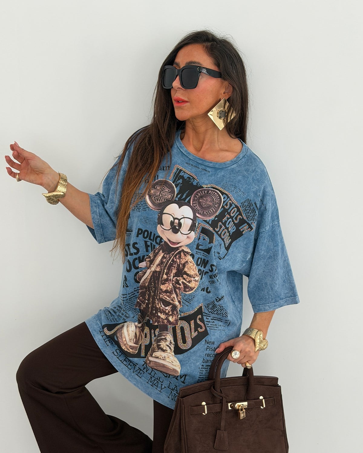 Mickey T-Shirt Mavi