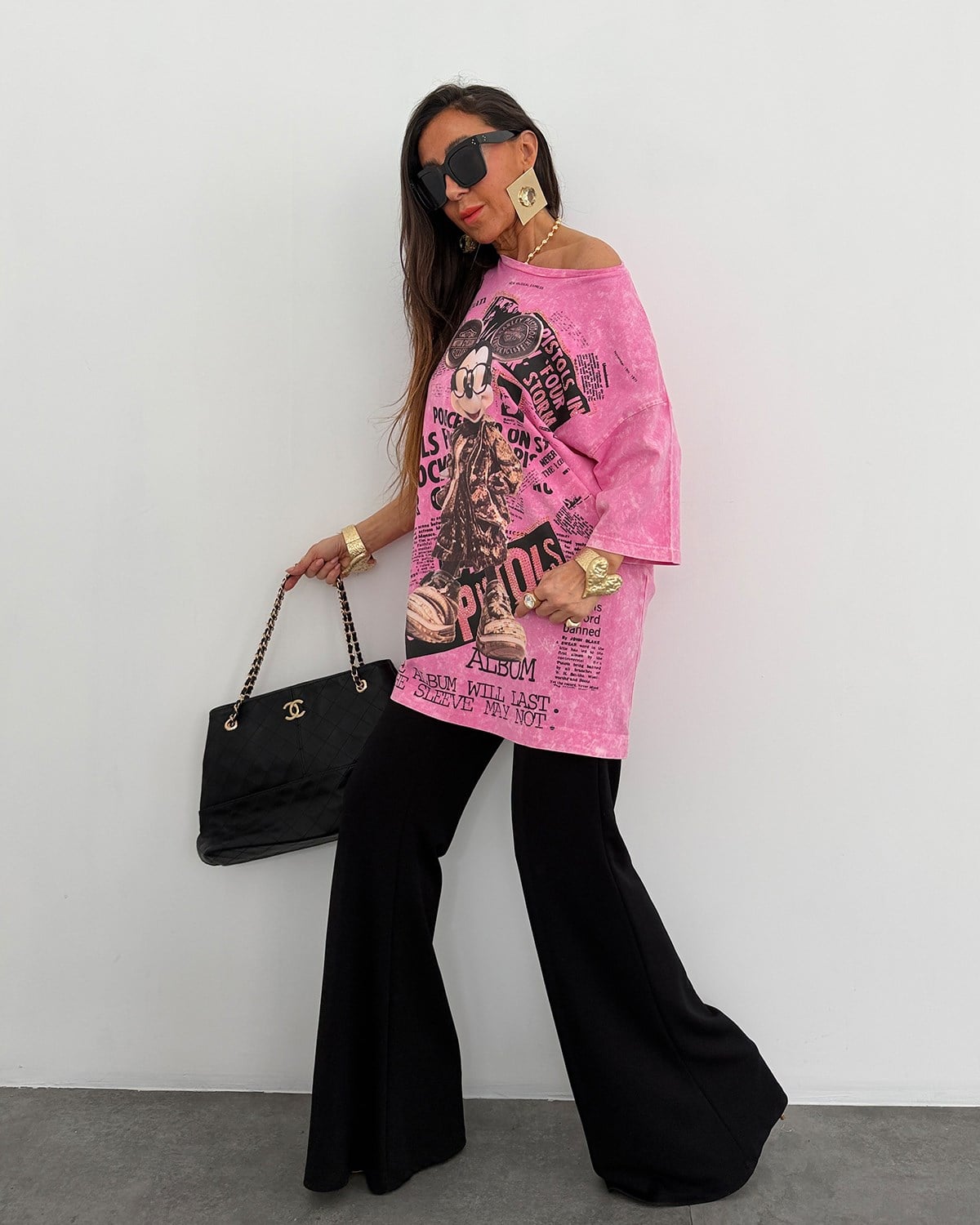 Mickey T-Shirt Pembe