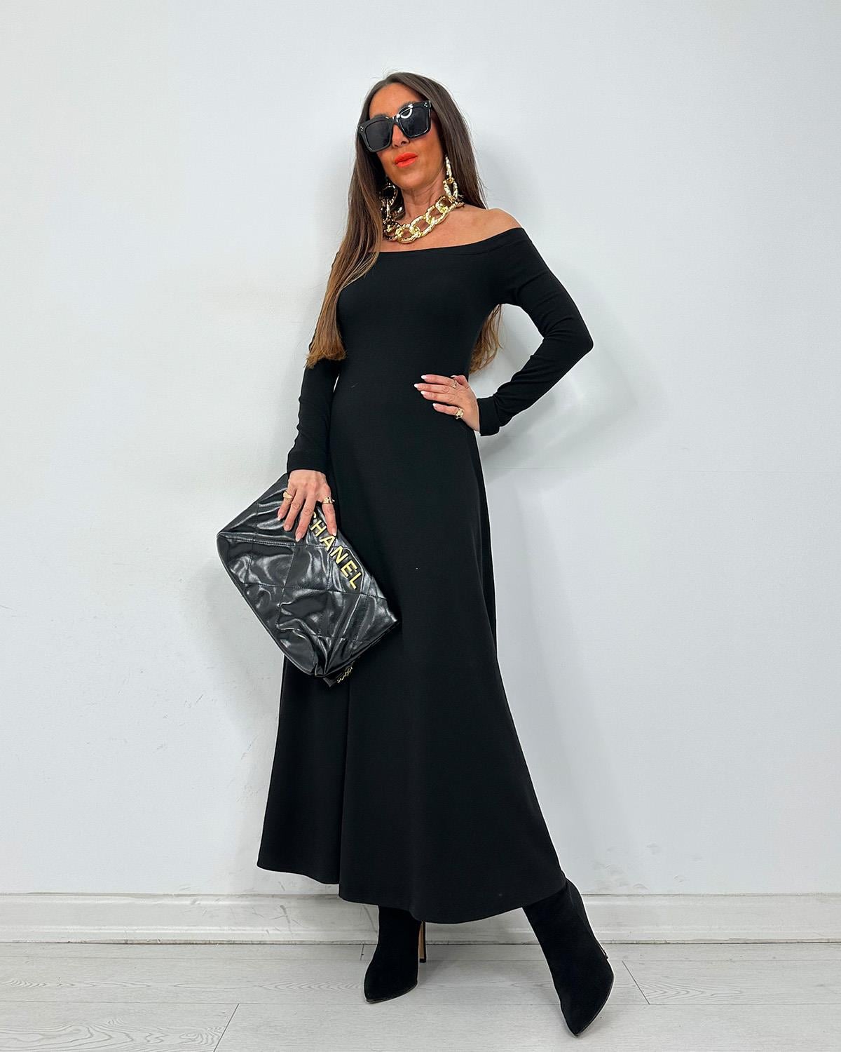 Modelas Elbise Siyah