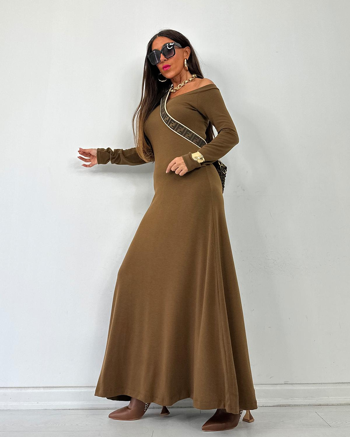 Modella Elbise Kahve