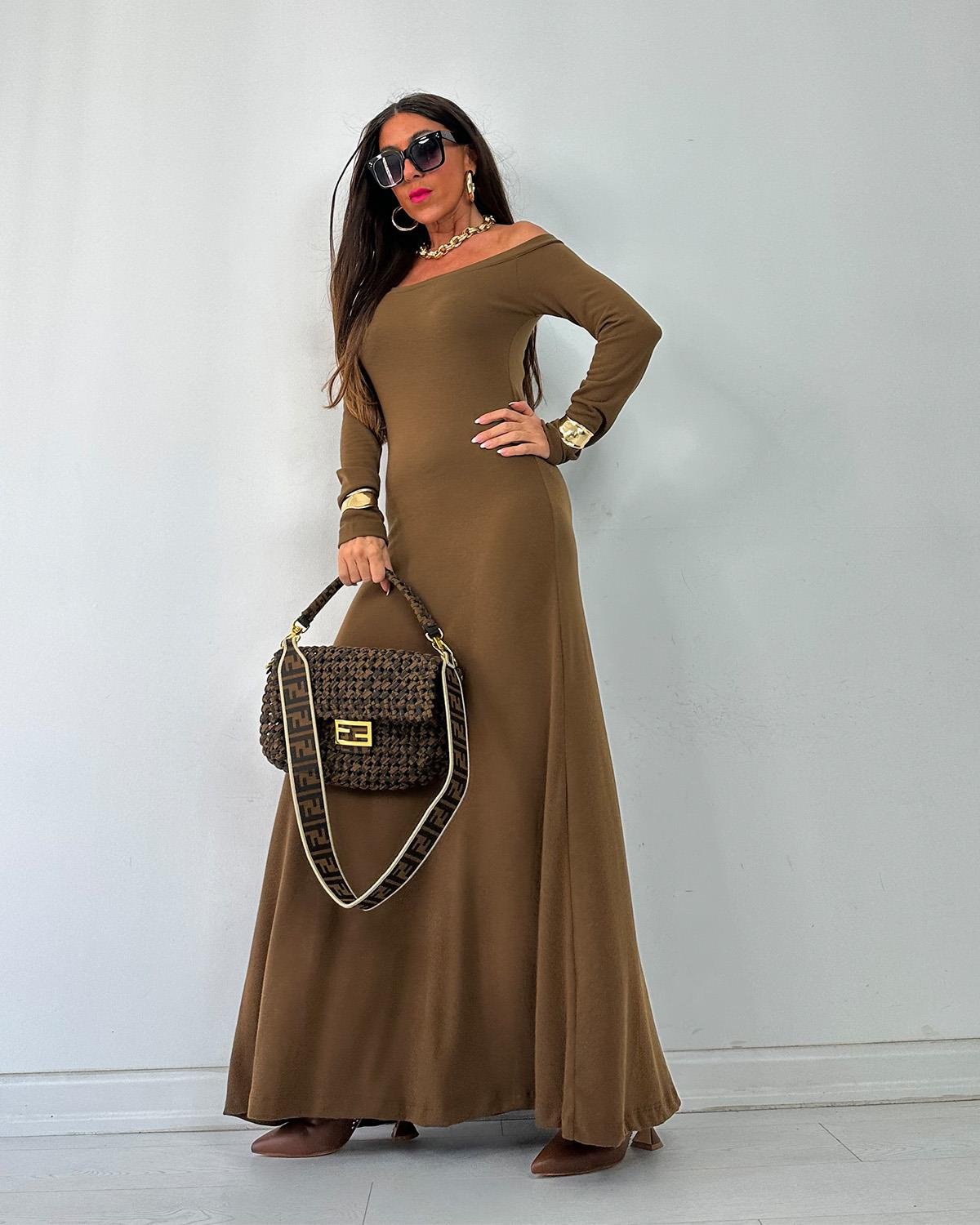 Modella Elbise Kahve