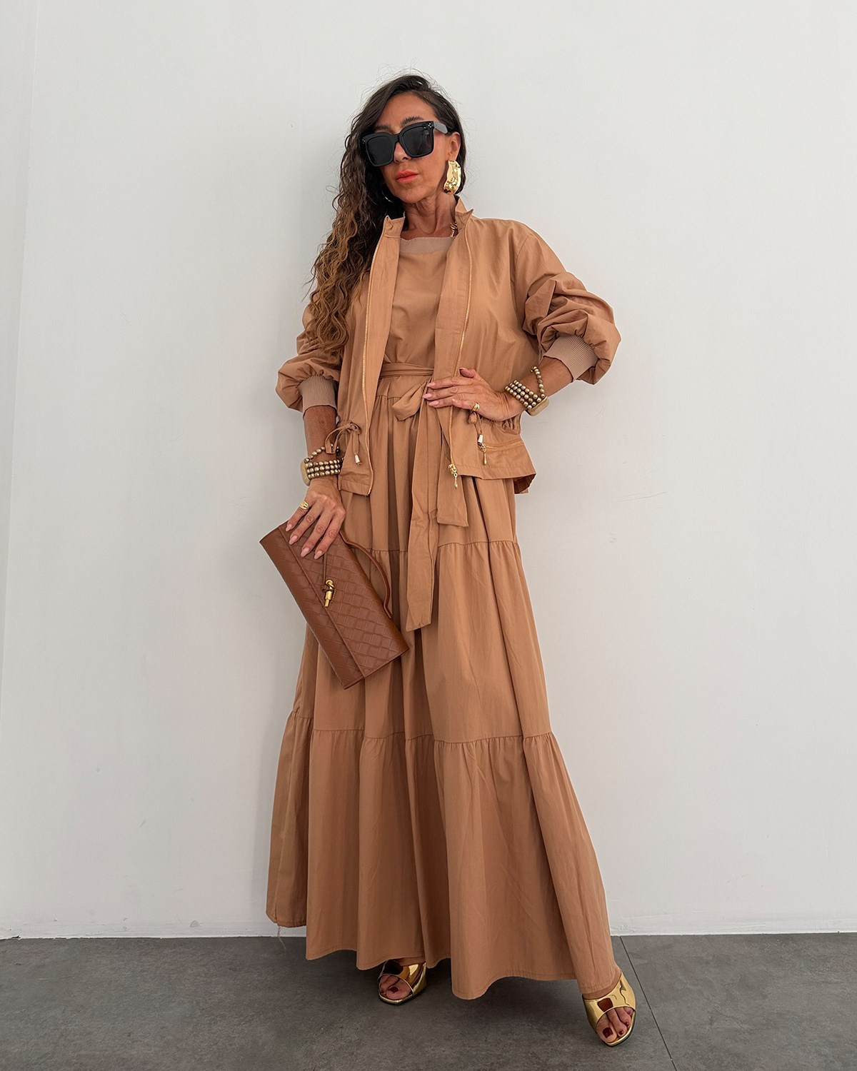 Monte Carlo Elbise Ceketli Takım Camel