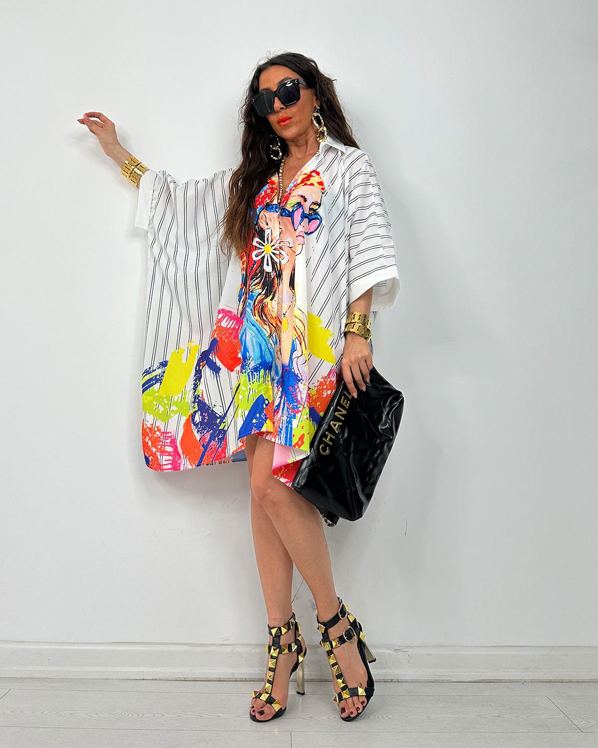 Newyork Tunik Bandanalı Kız