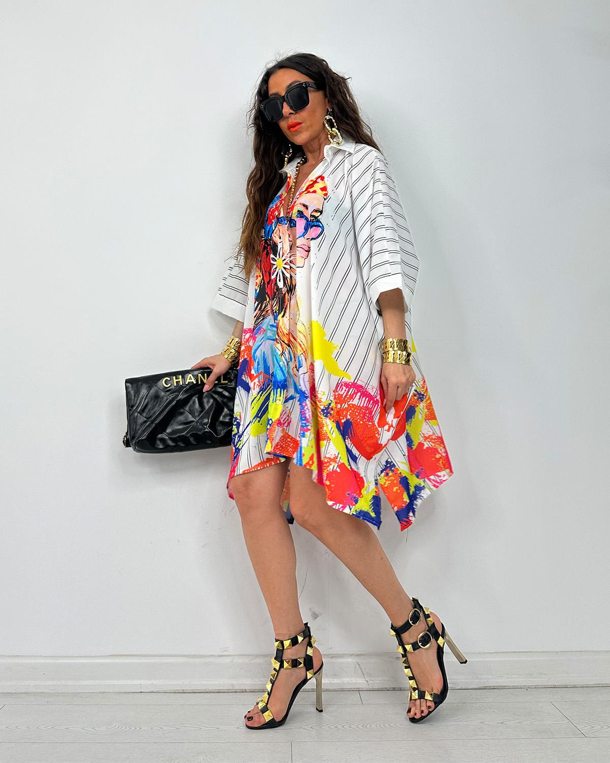 Newyork Tunik Bandanalı Kız