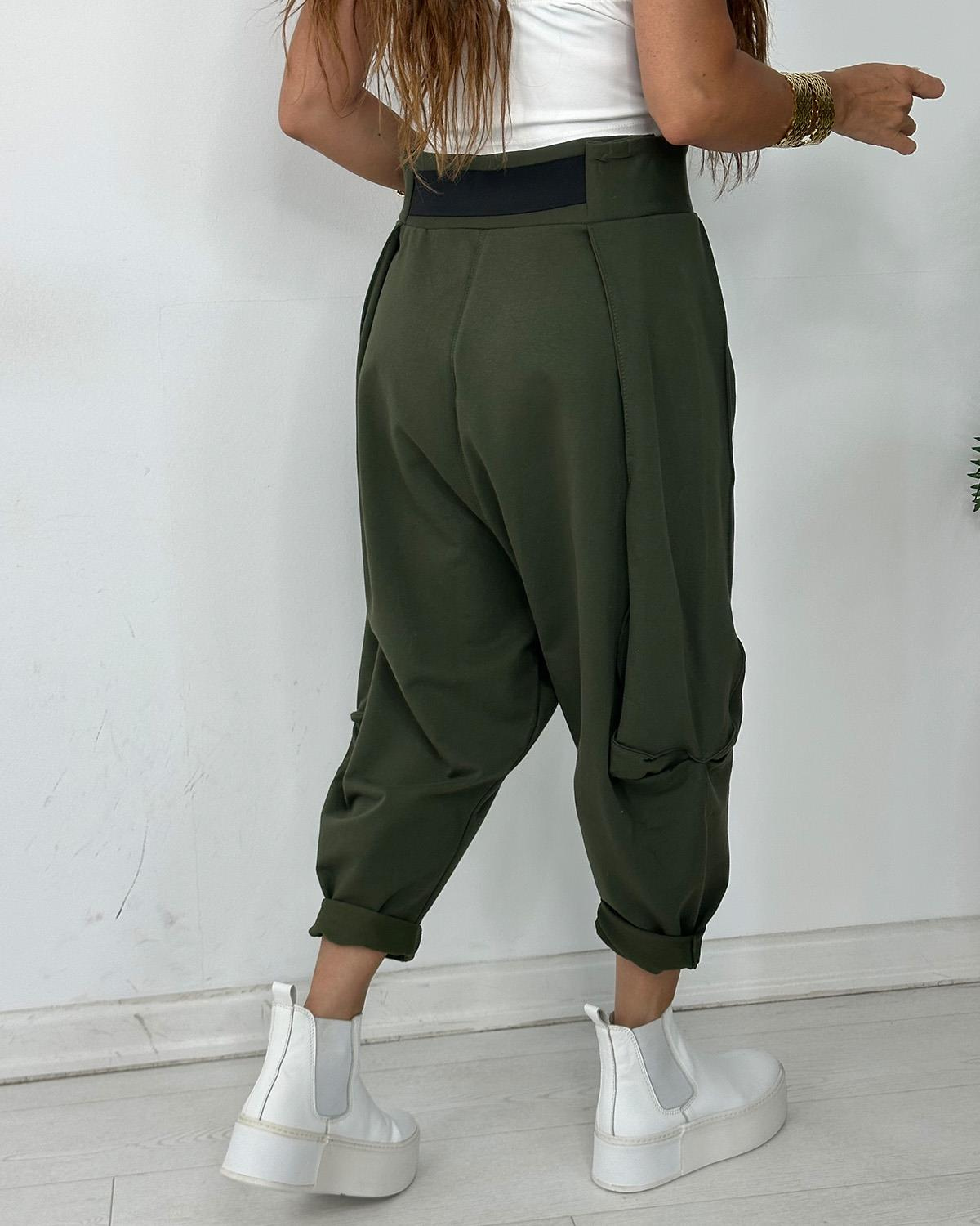 Palaskalı Şalvar Haki