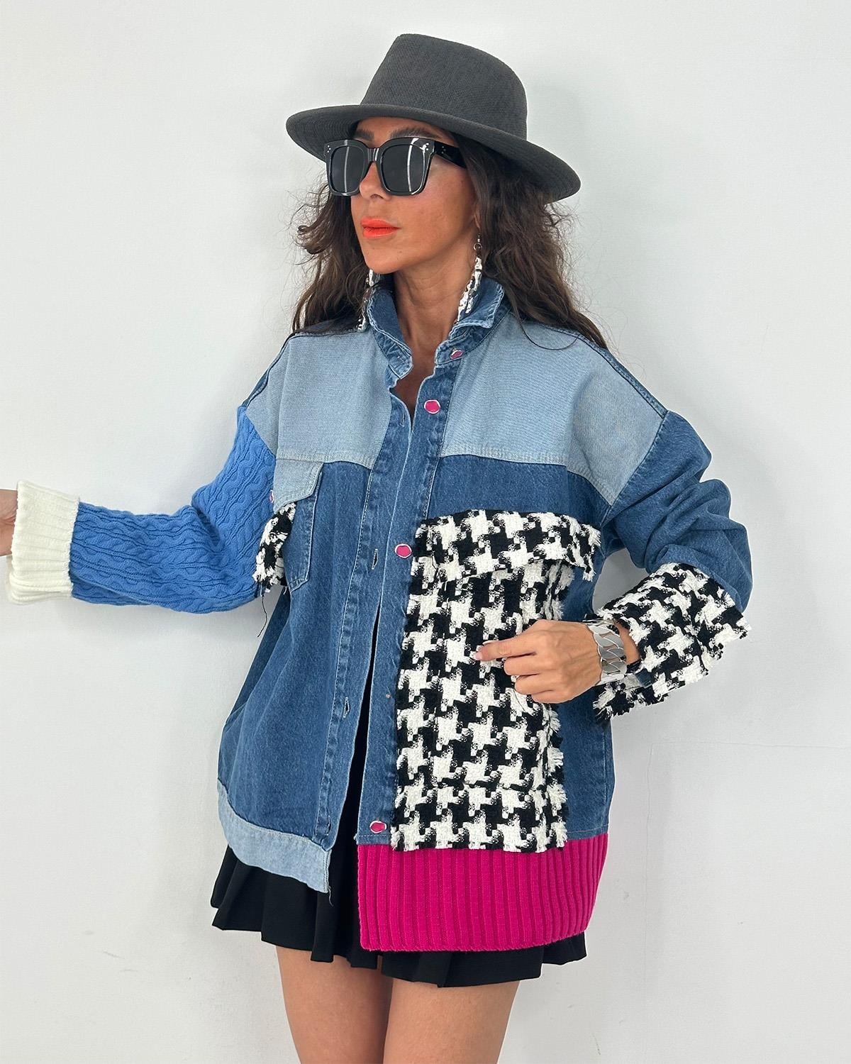 Patchwork Kot Ceket