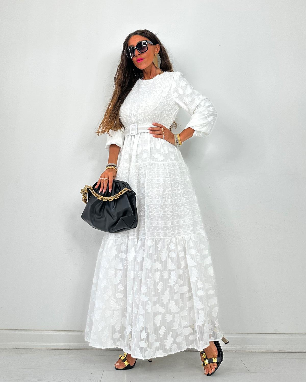 Perla Elbise Beyaz