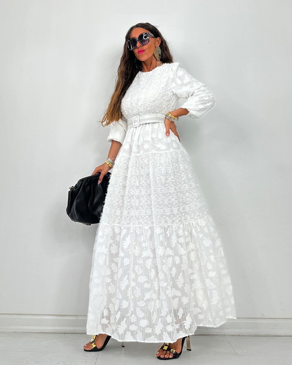Perla Elbise Beyaz