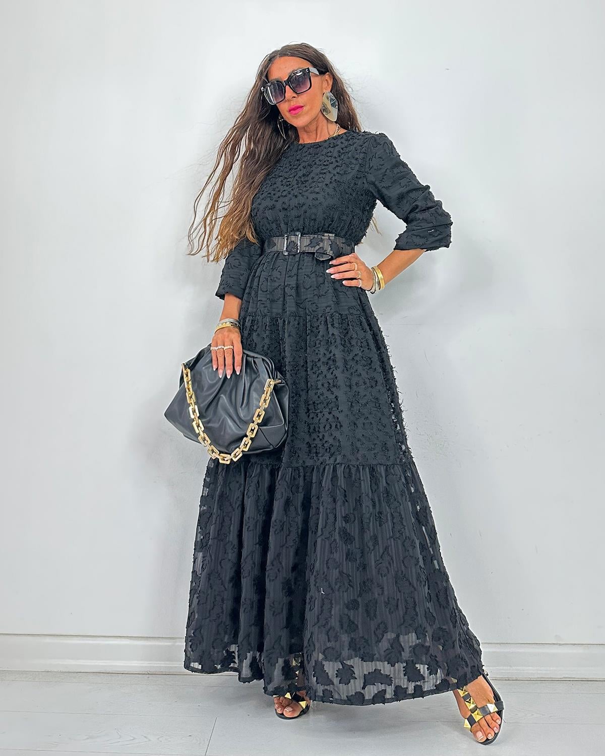 Perla Elbise Siyah