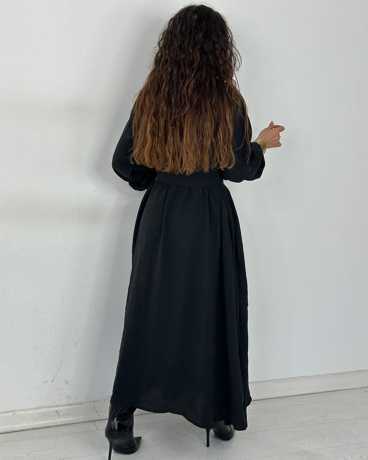 Picasso Elbise Siyah