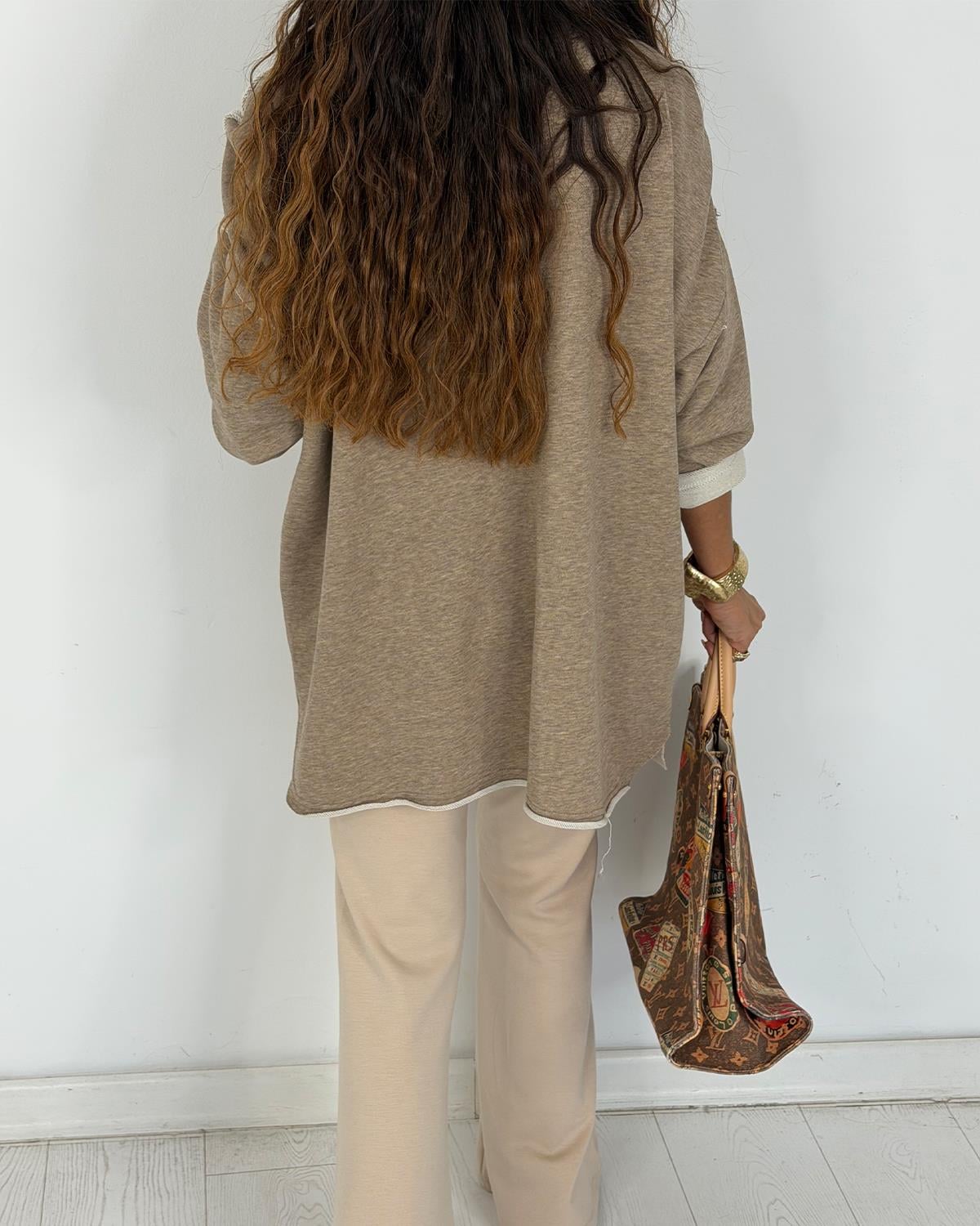 Pullu Tweety Sweat Bej