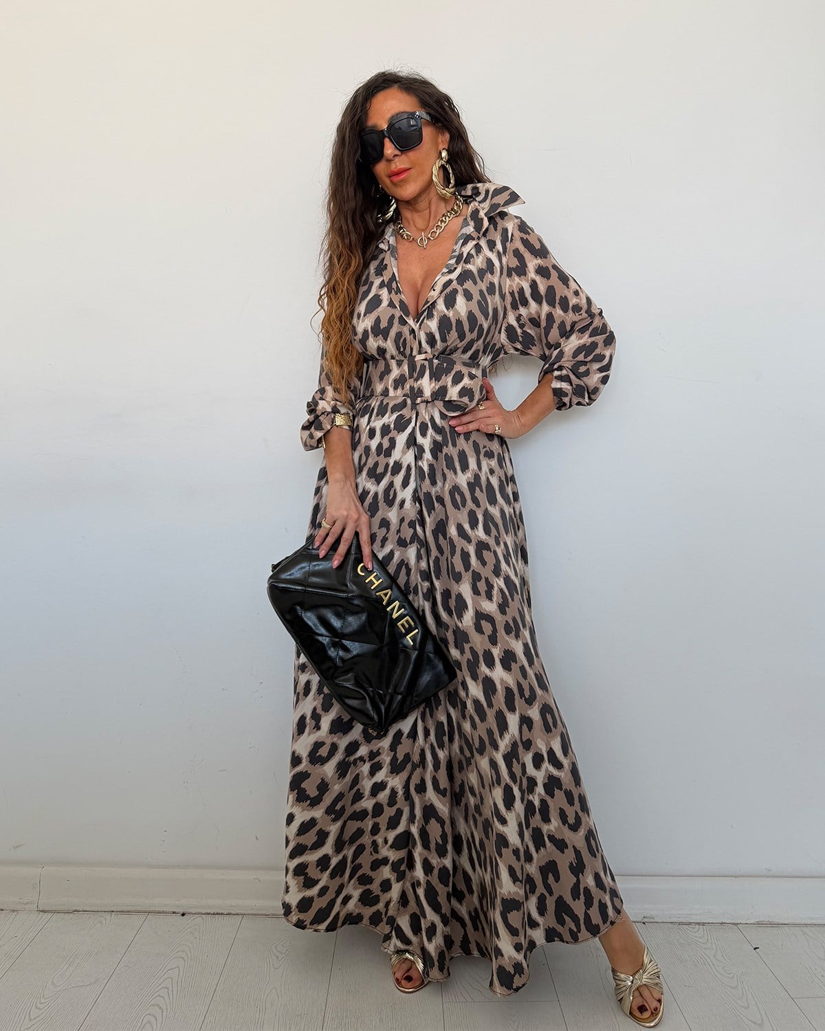 Riva Leopar Elbise