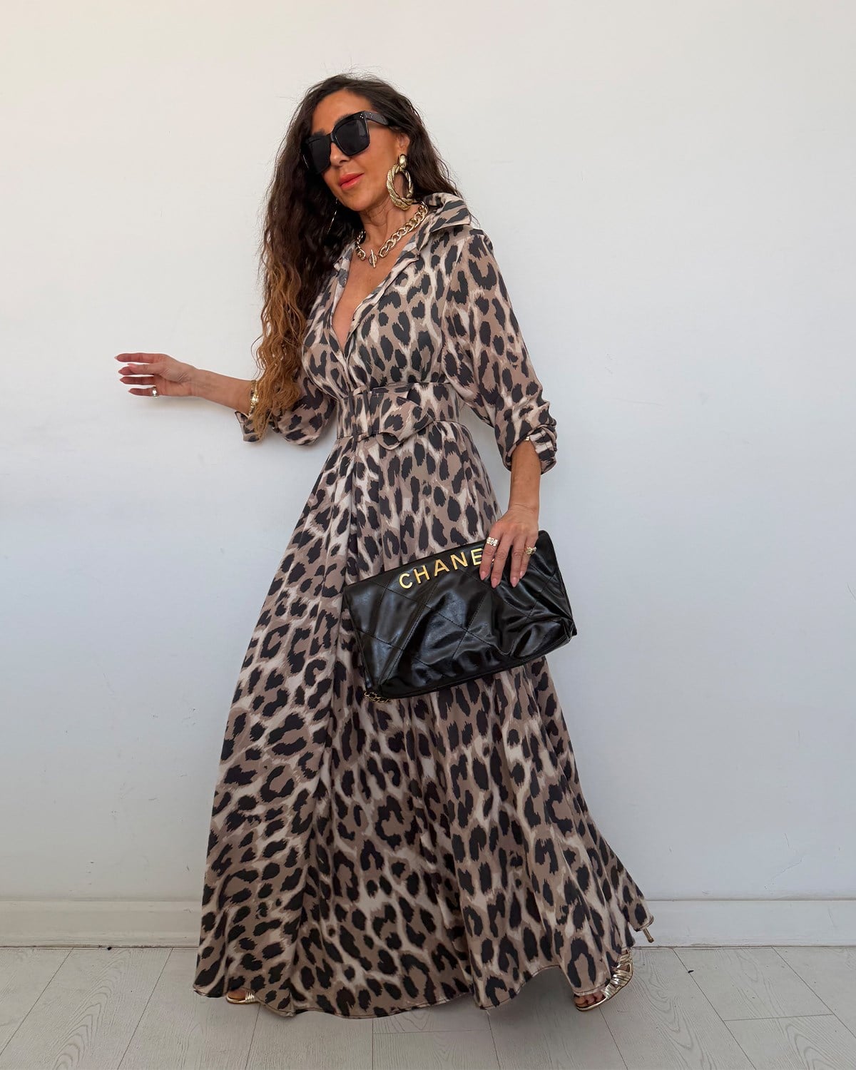 Riva Leopar Elbise