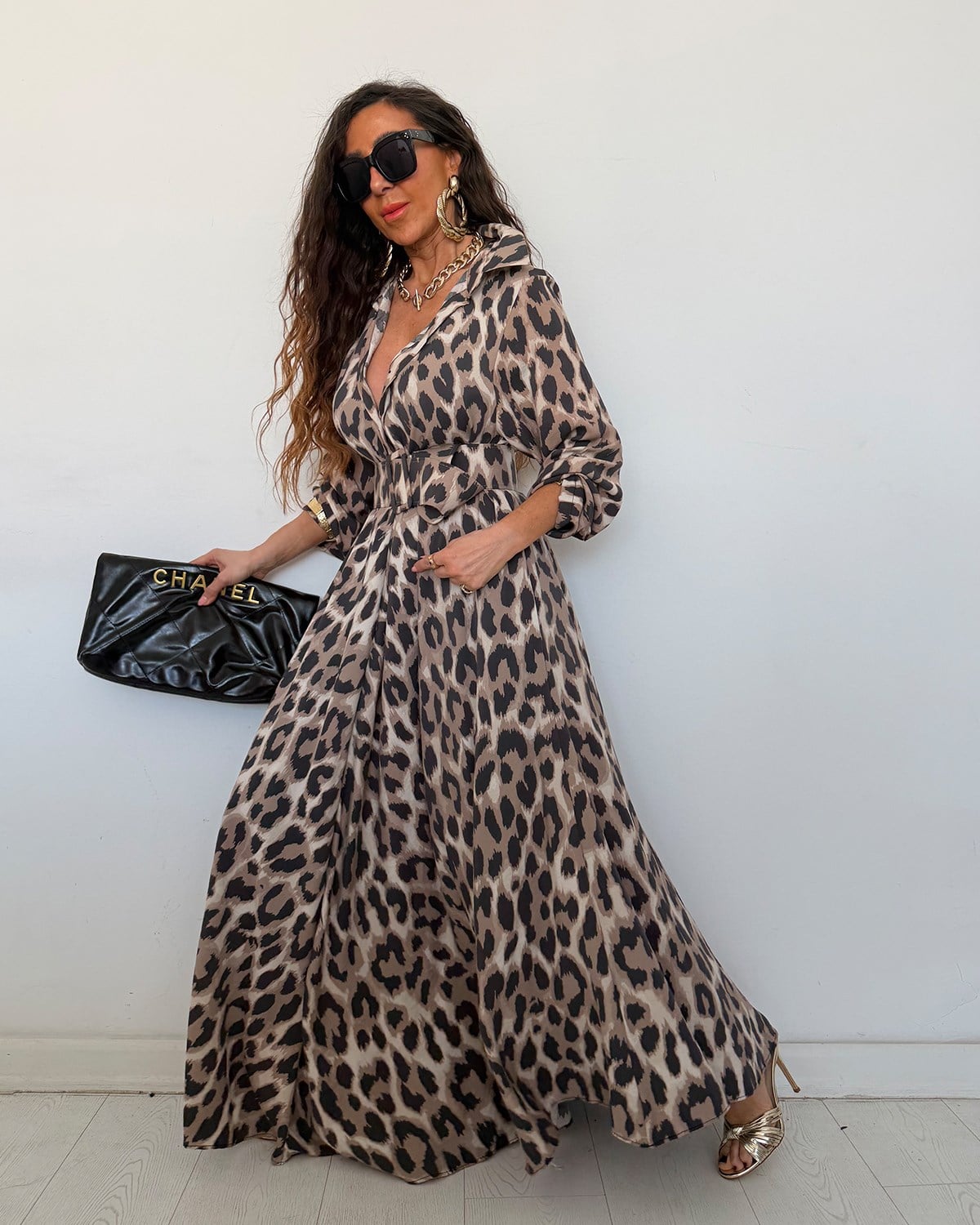 Riva Leopar Elbise