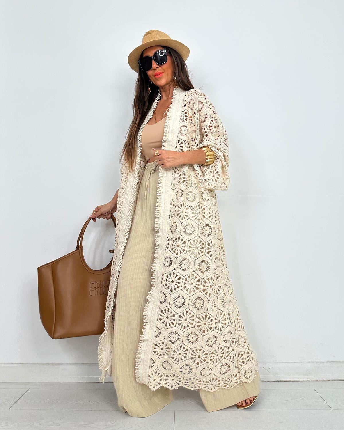 Roma Dantel Kimono