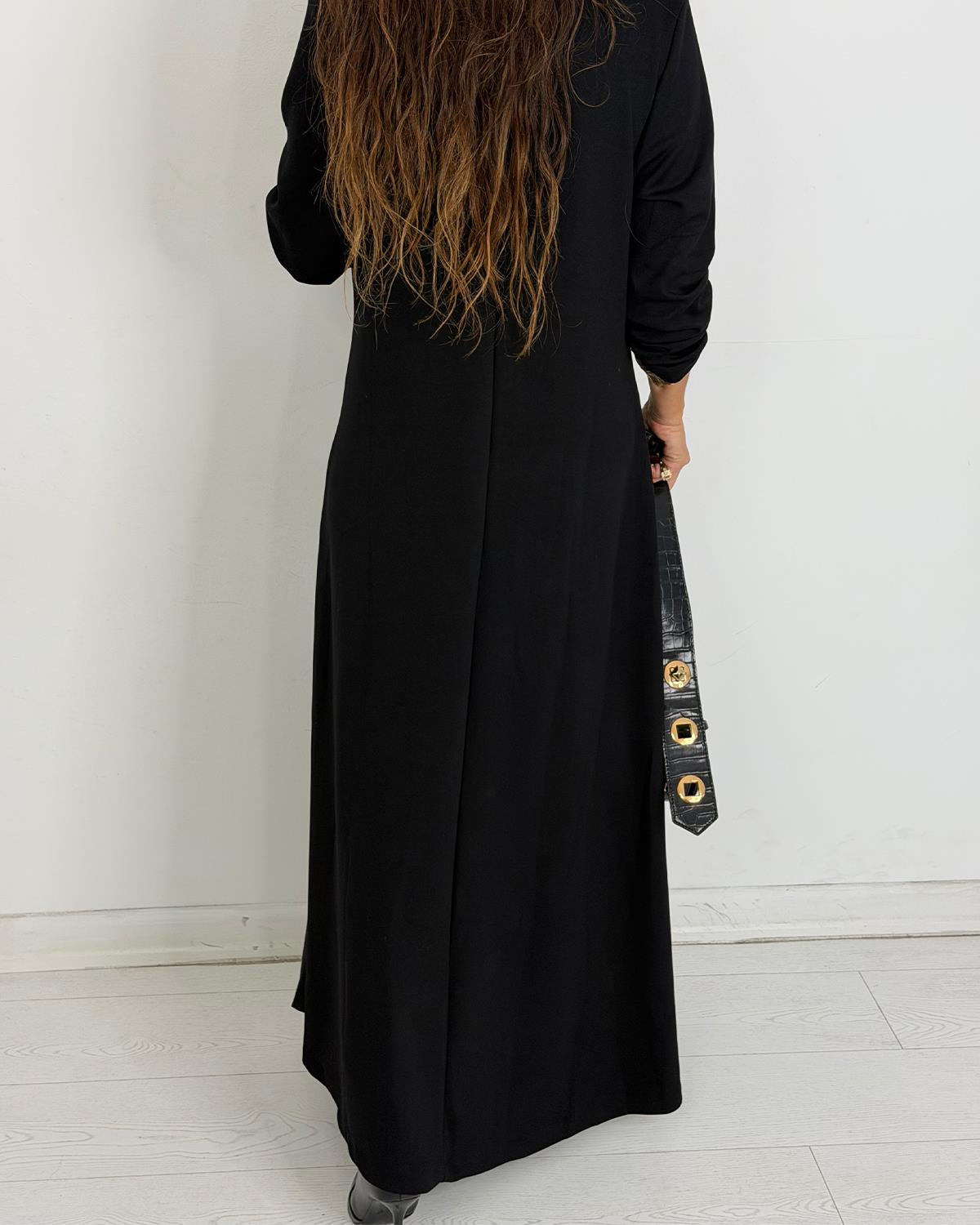 Ruby Fermuarlı Elbise