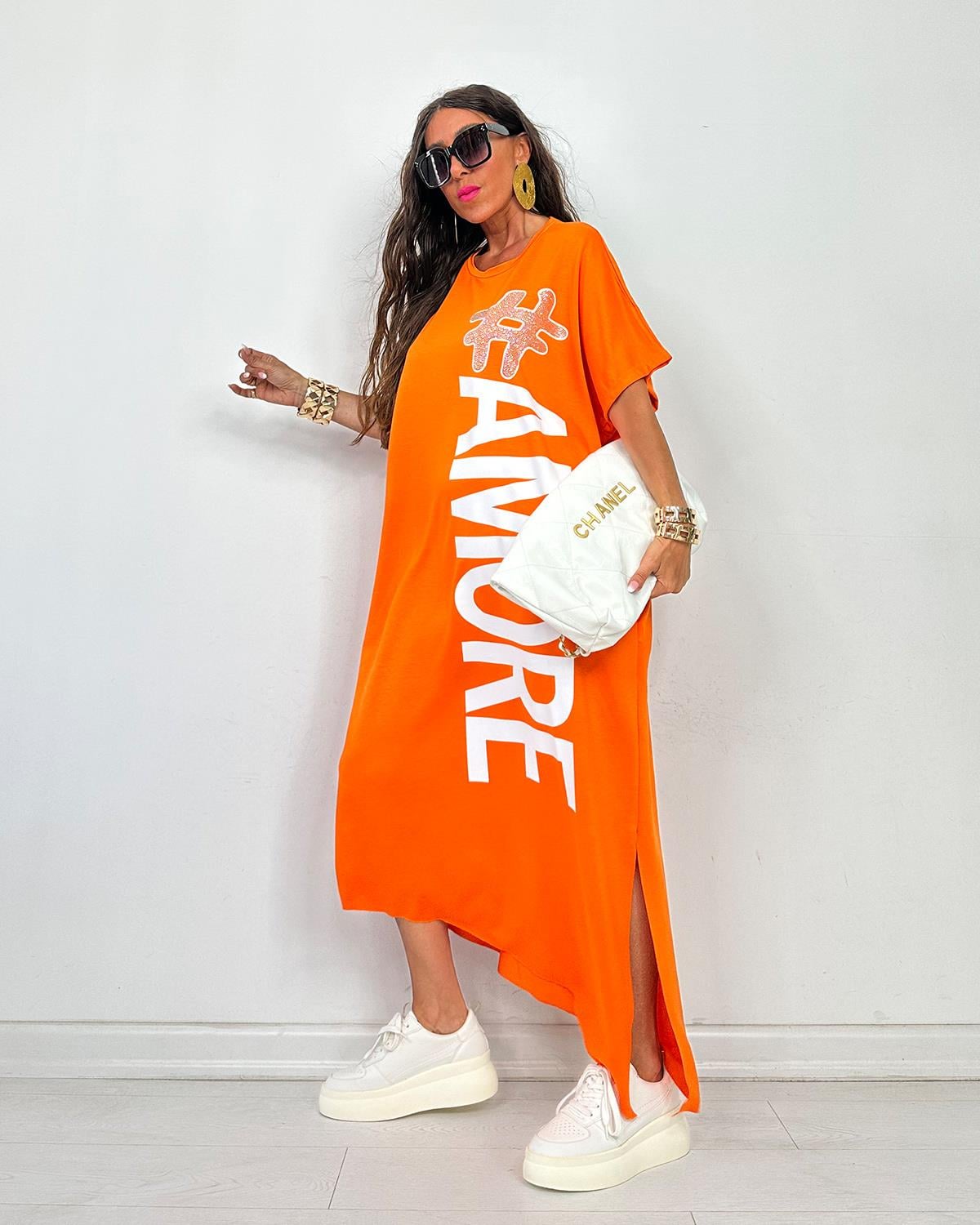 Simore Elbise Oranj