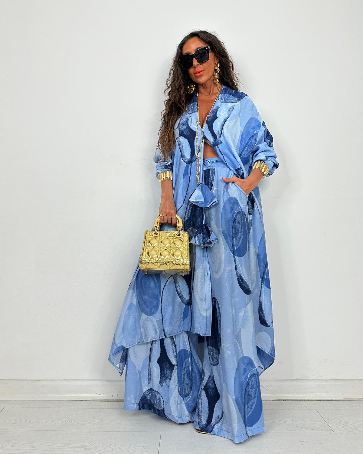 Sirena Batik Takım Mavi
