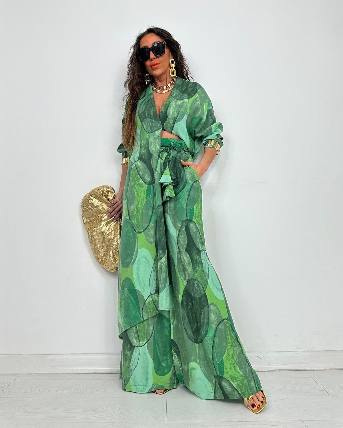Sirena Batik Takım Yeşil