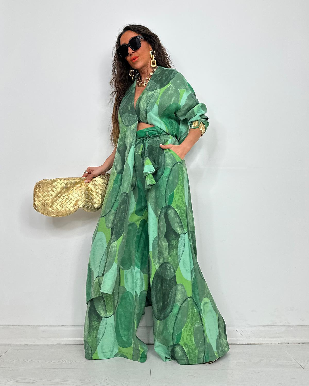 Sirena Batik Takım Yeşil
