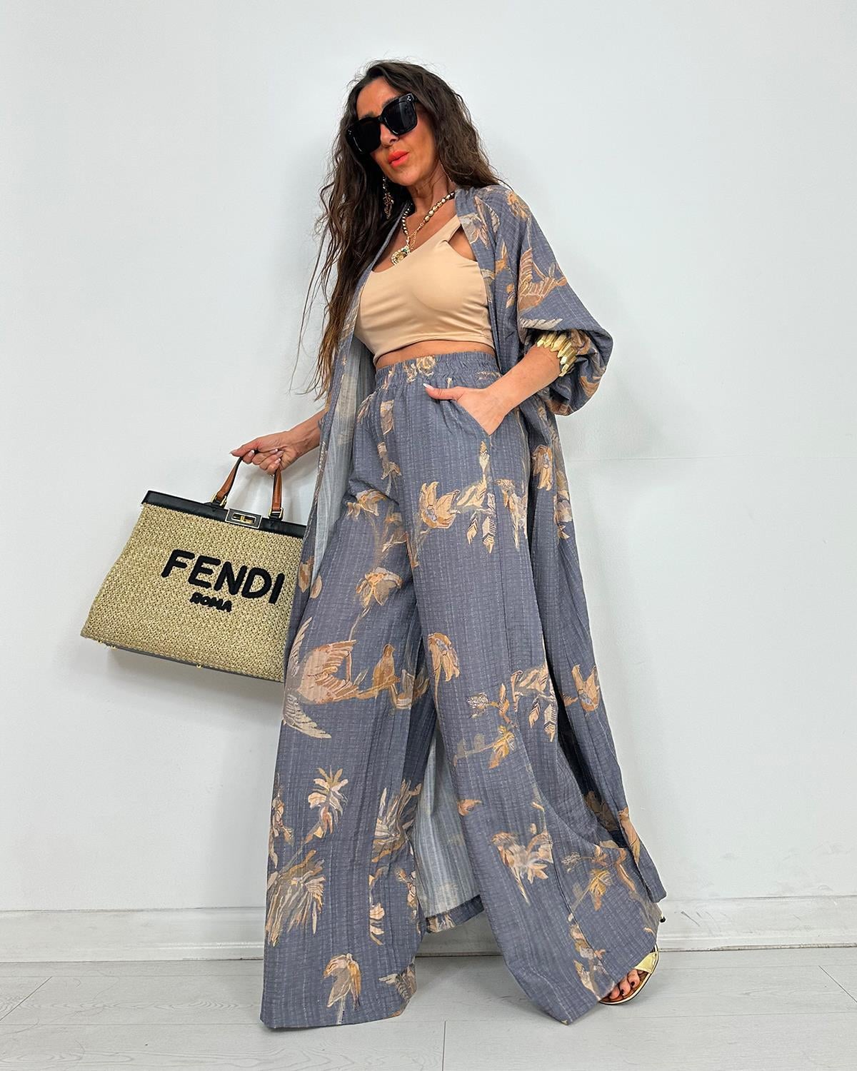 Sofia Kimono Takım Antrasit