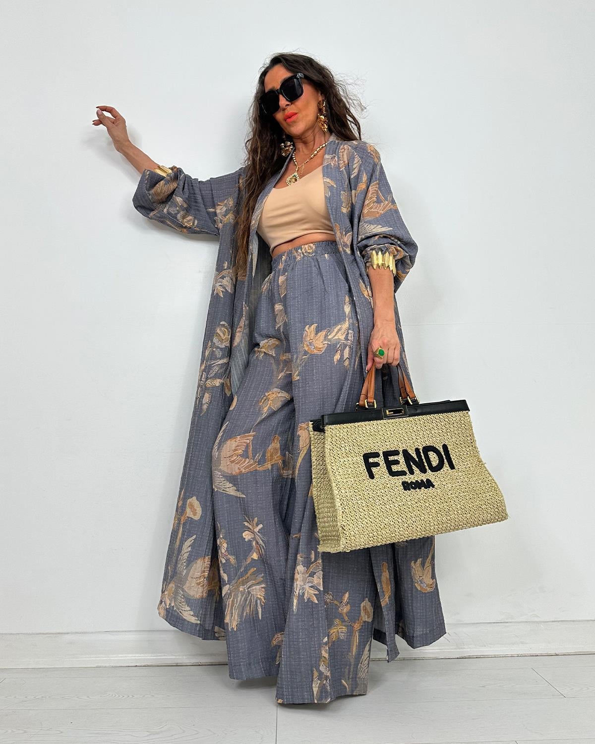 Sofia Kimono Takım Antrasit