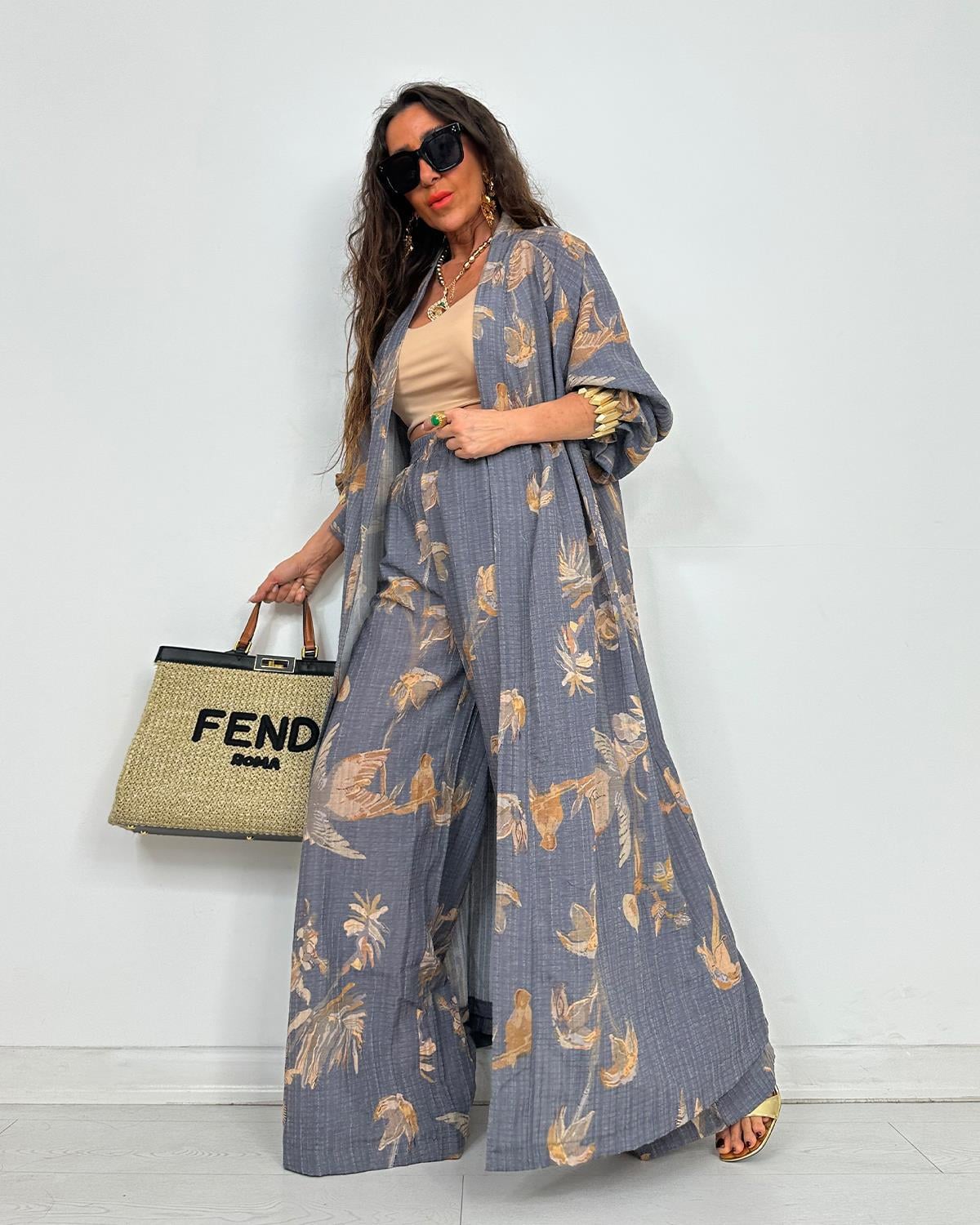Sofia Kimono Takım Antrasit