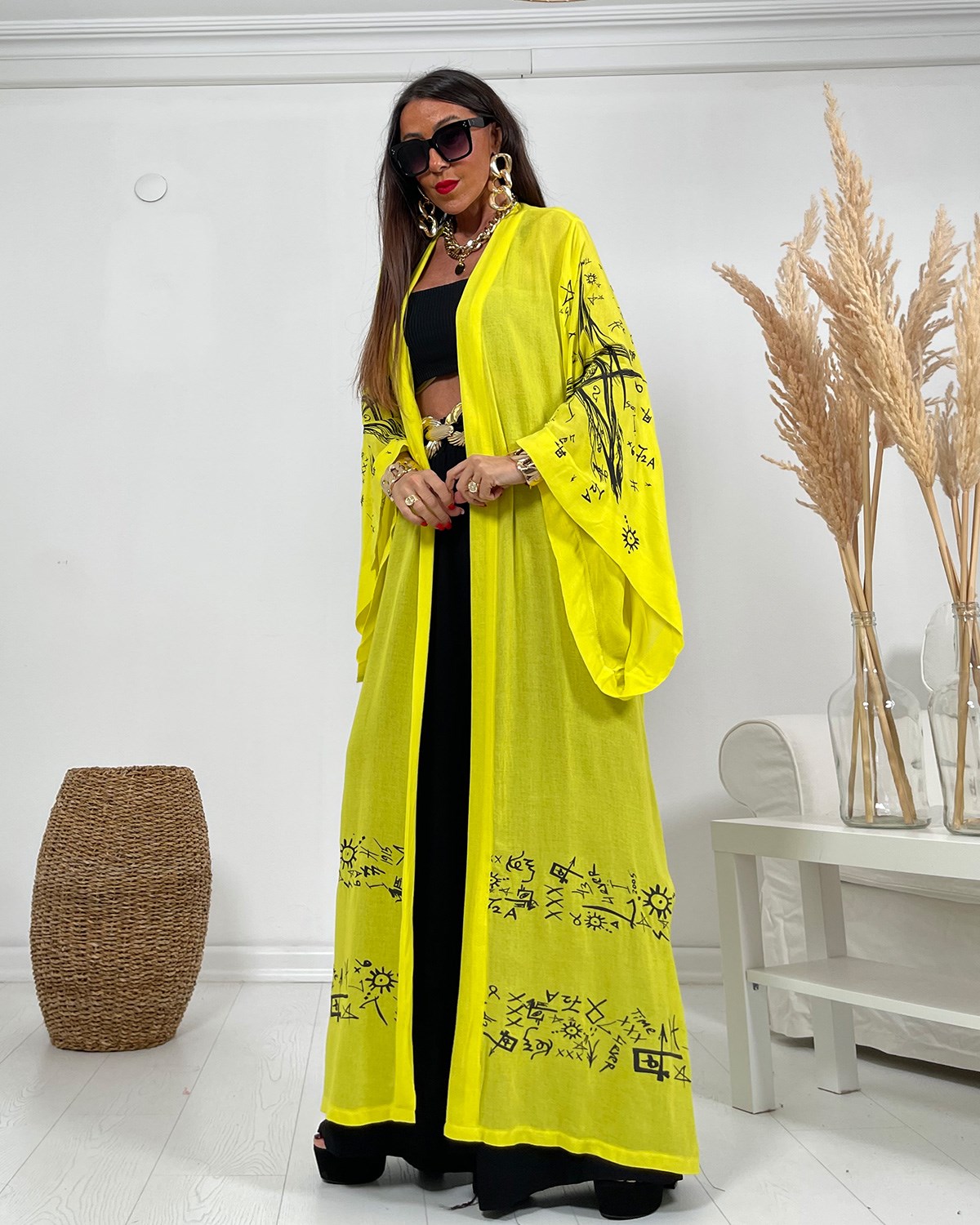 Star Kimono Sarı
