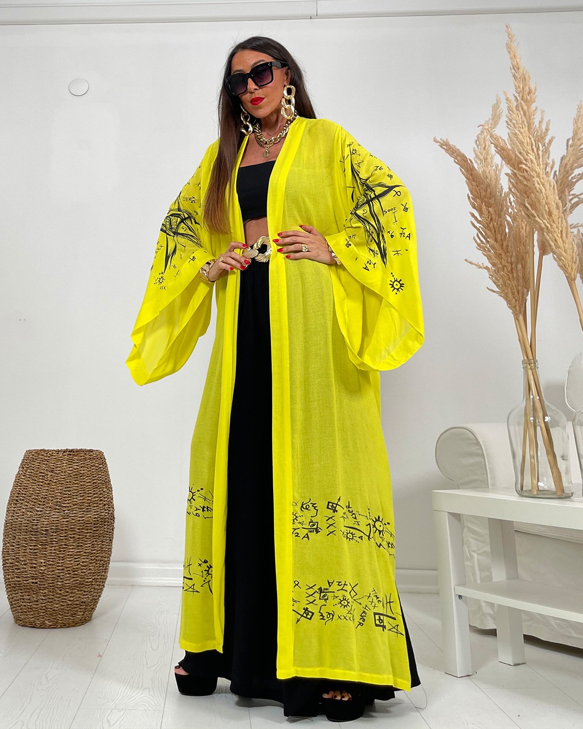 Star Kimono Sarı