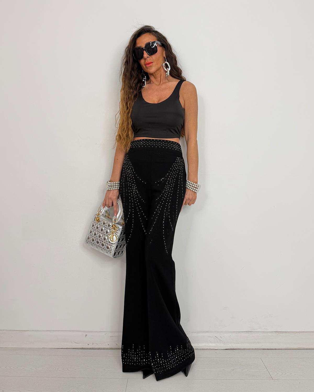 Star Taşlı Pantolon
