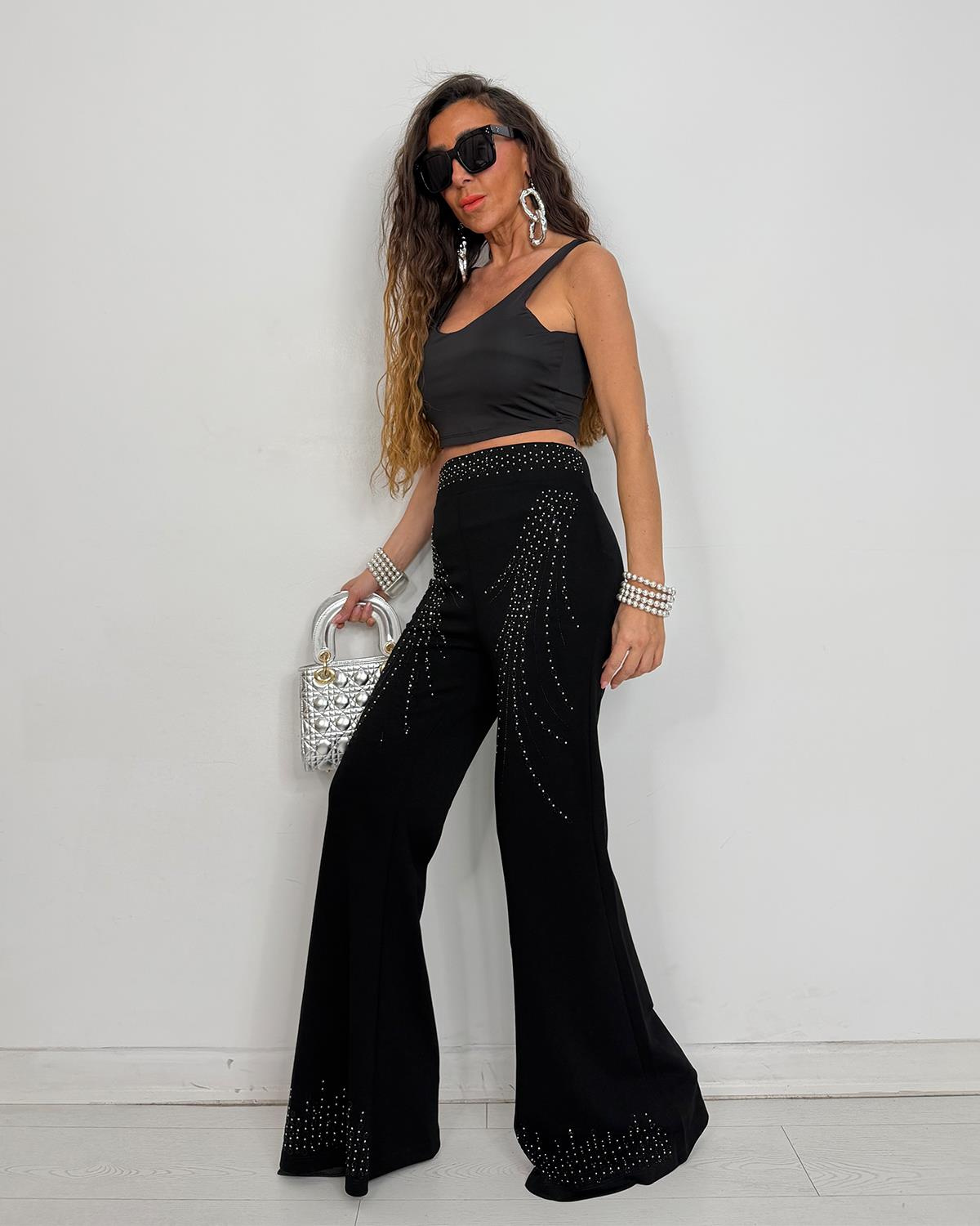 Star Taşlı Pantolon