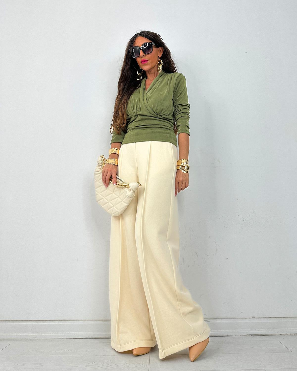Talia Bluz Yeşil