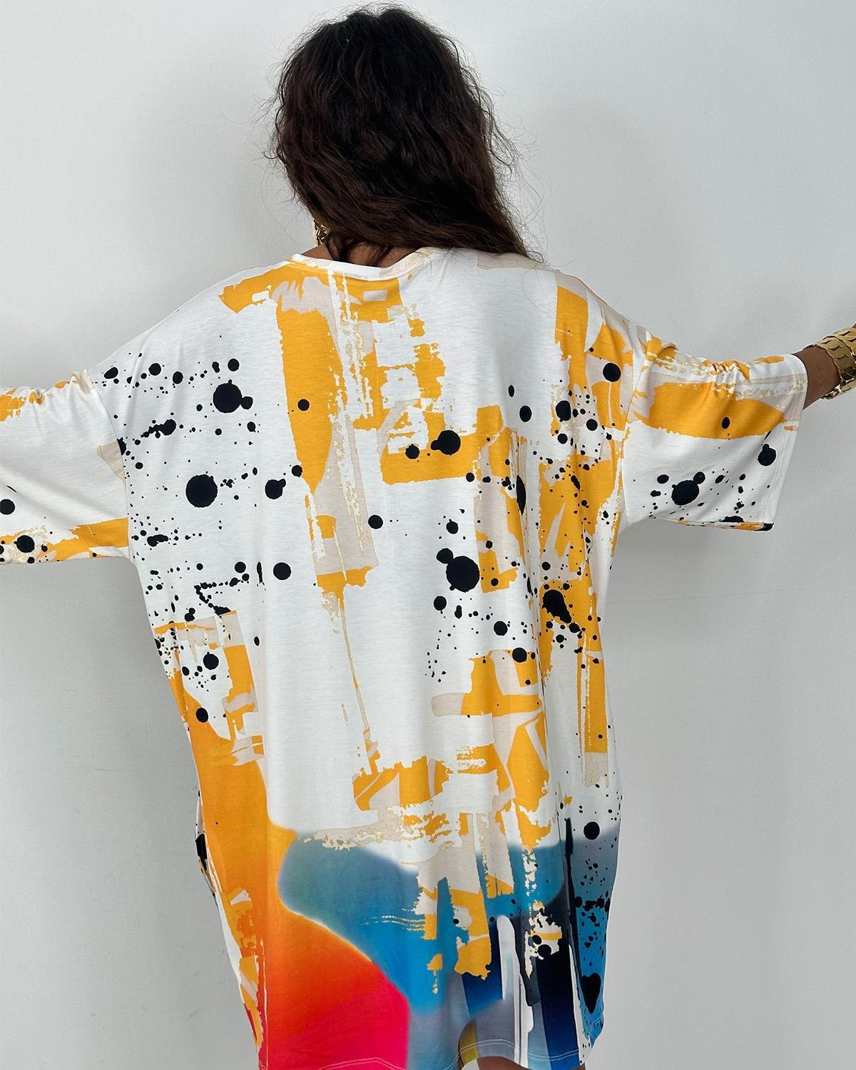 Tiesto Tunik Renkli