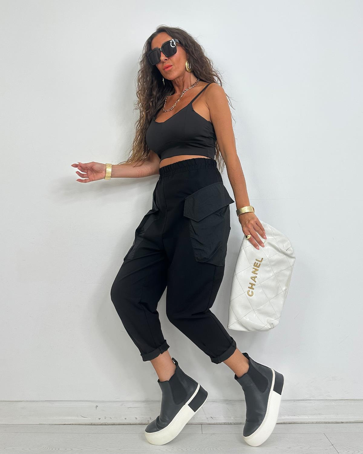 Ttwist Pantalon Siyah