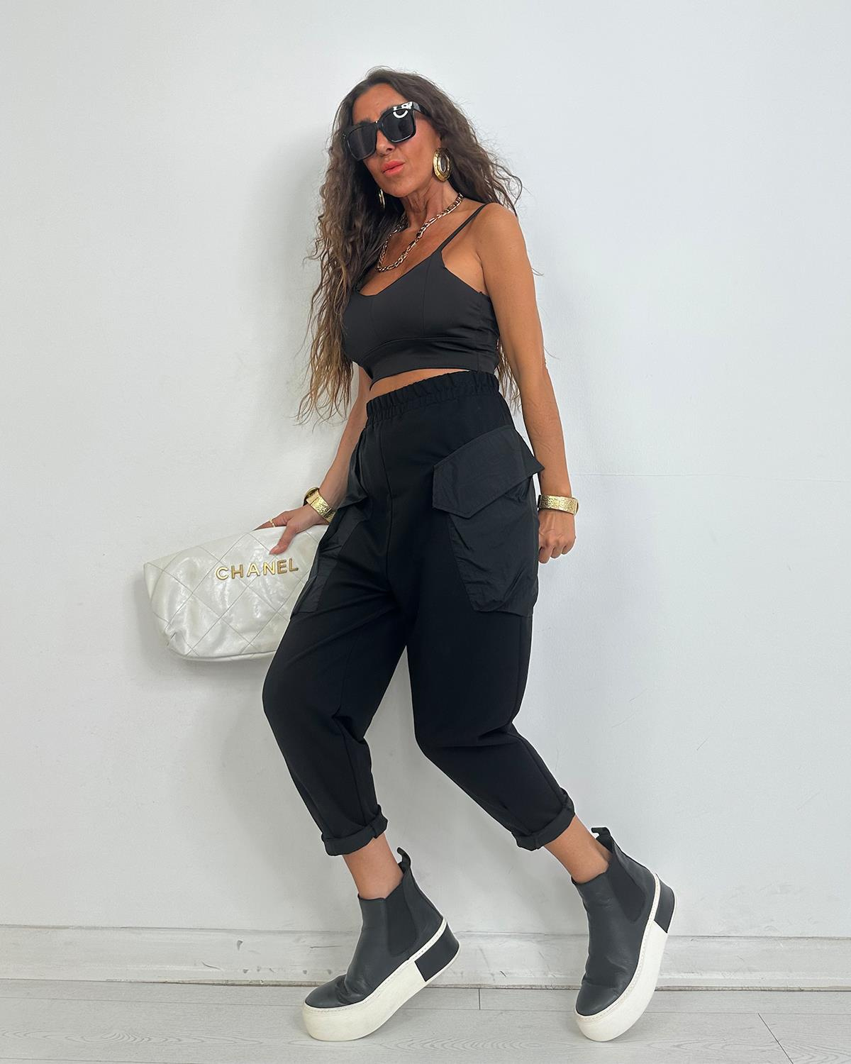 Ttwist Pantalon Siyah