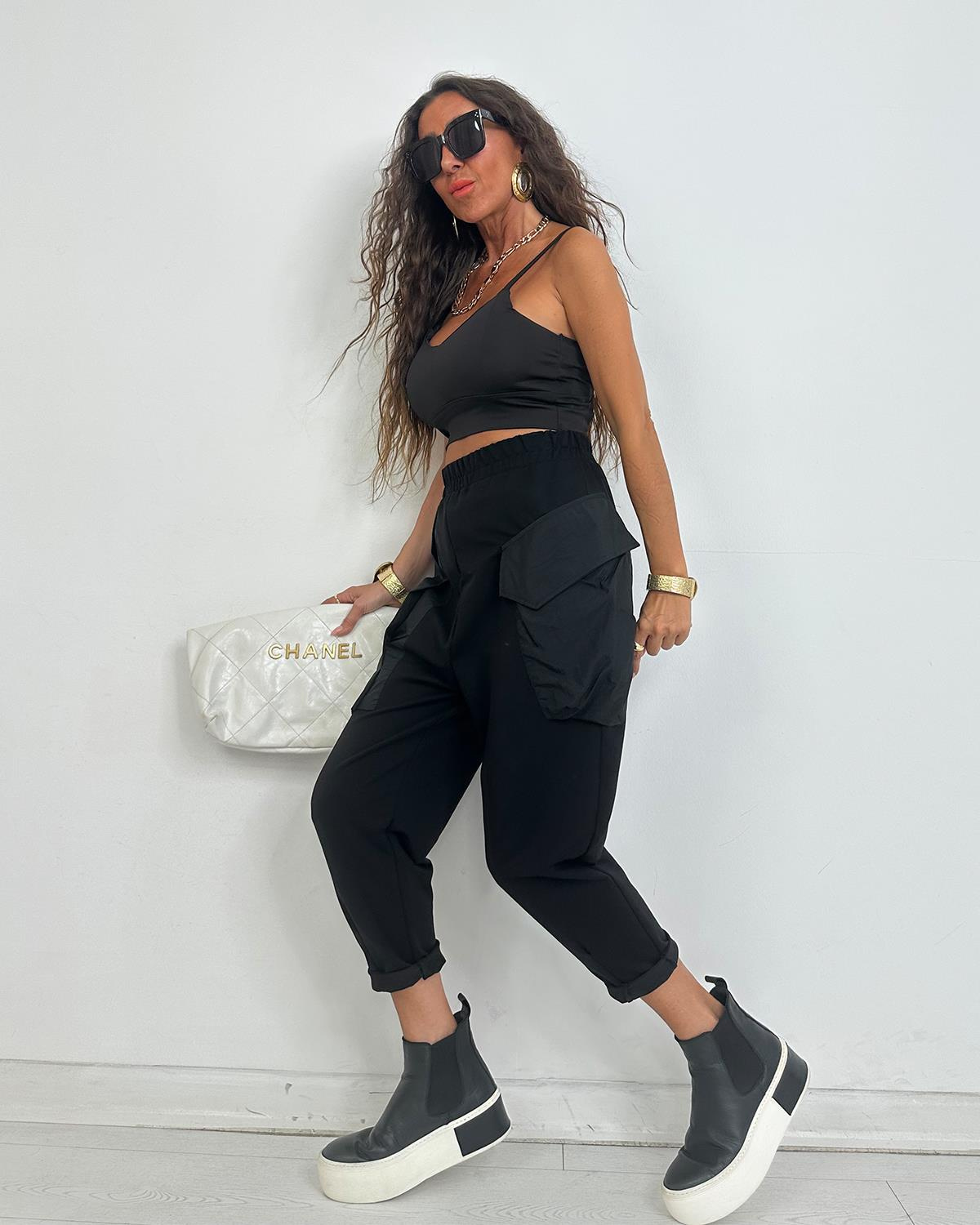 Ttwist Pantalon Siyah