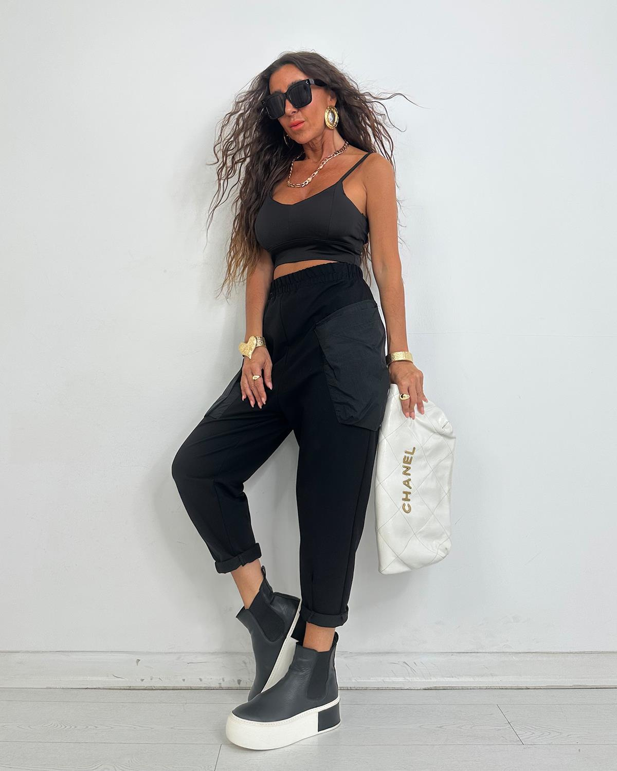 Ttwist Pantalon Siyah