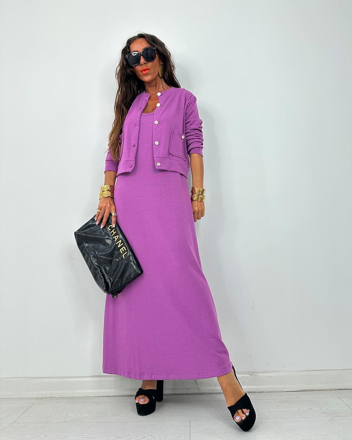 Twinset Elbise Mor