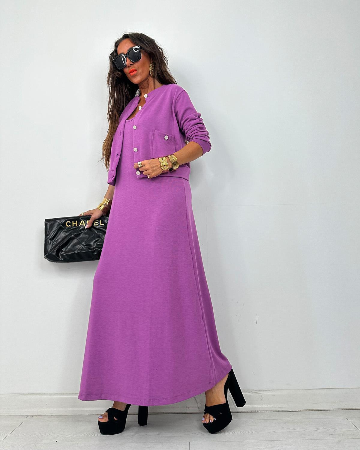 Twinset Elbise Mor