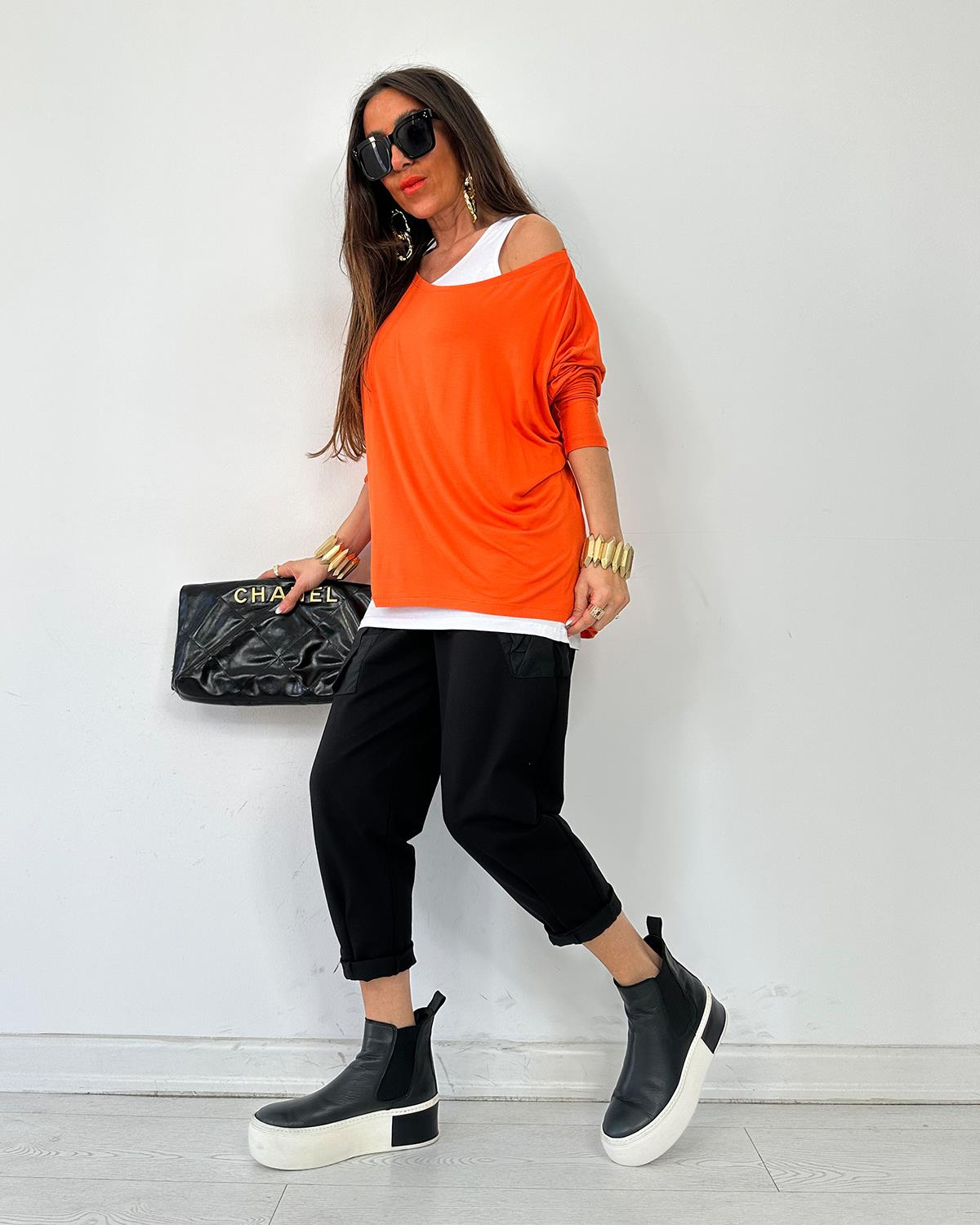 Vella Atletli Bluz Orange
