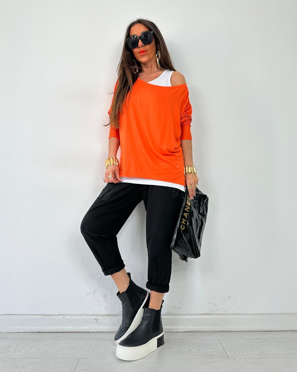 Vella Atletli Bluz Orange