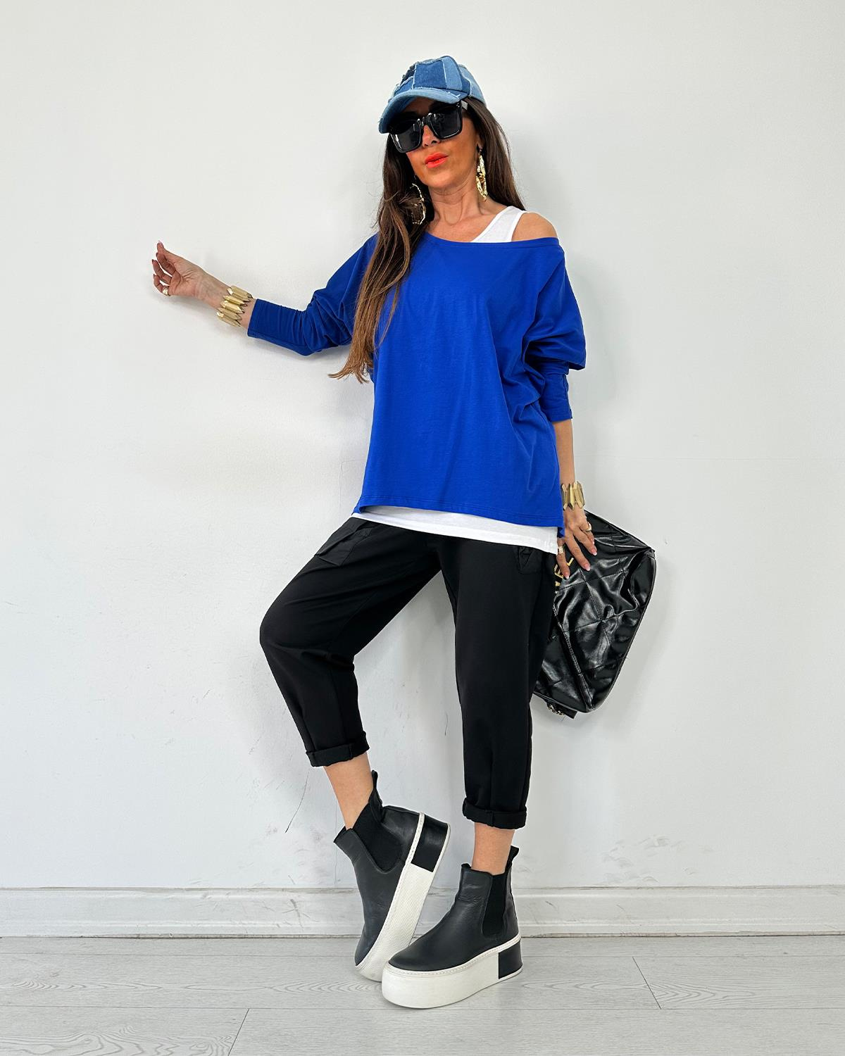 Vella Atletli Bluz Saks