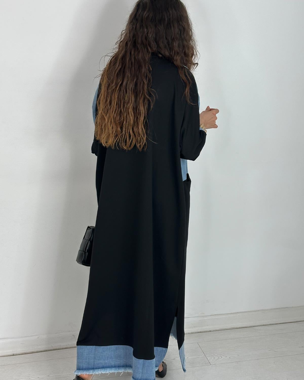 Vella Kotlu Elbise Siyah