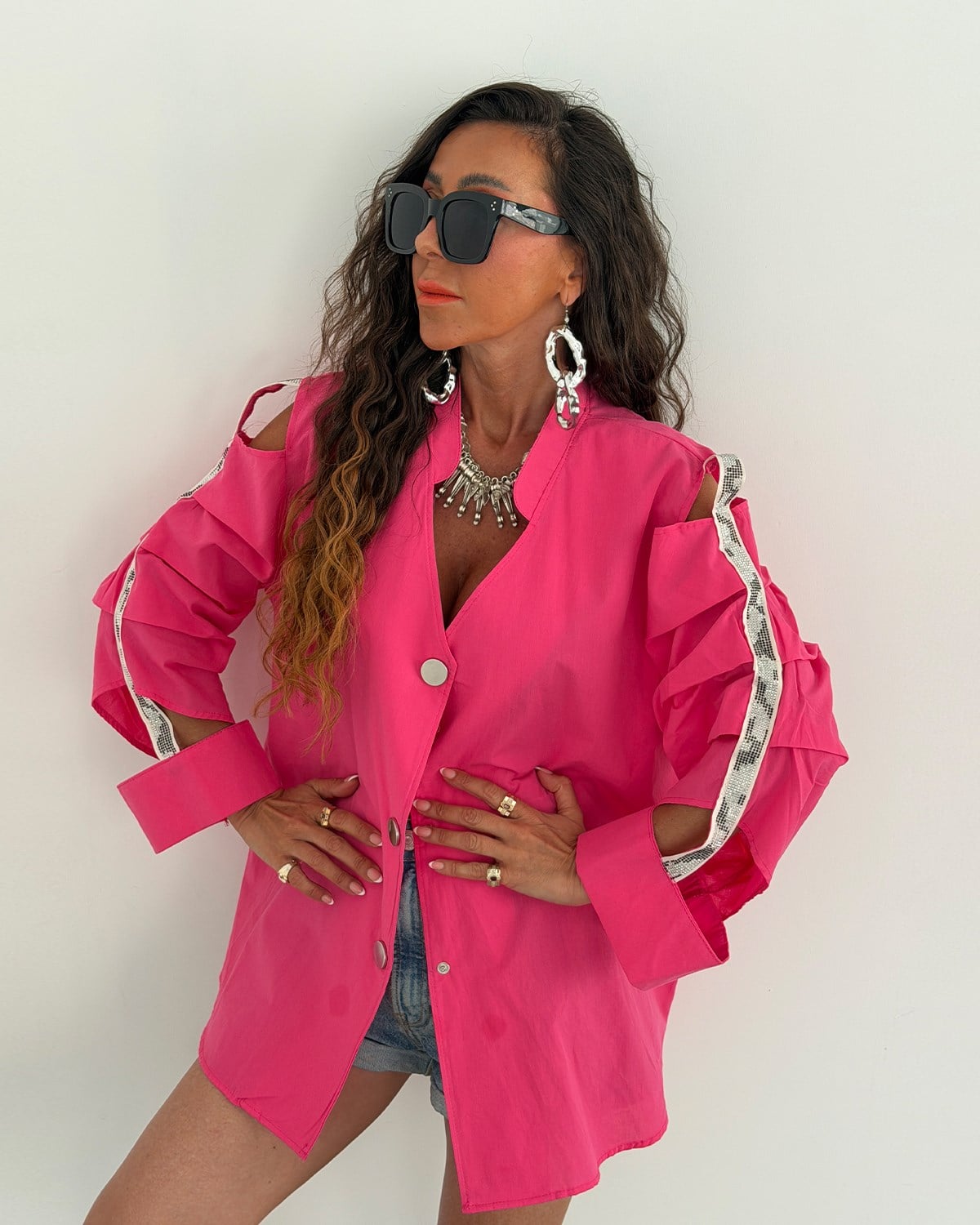 Victoria Gömlek Pembe