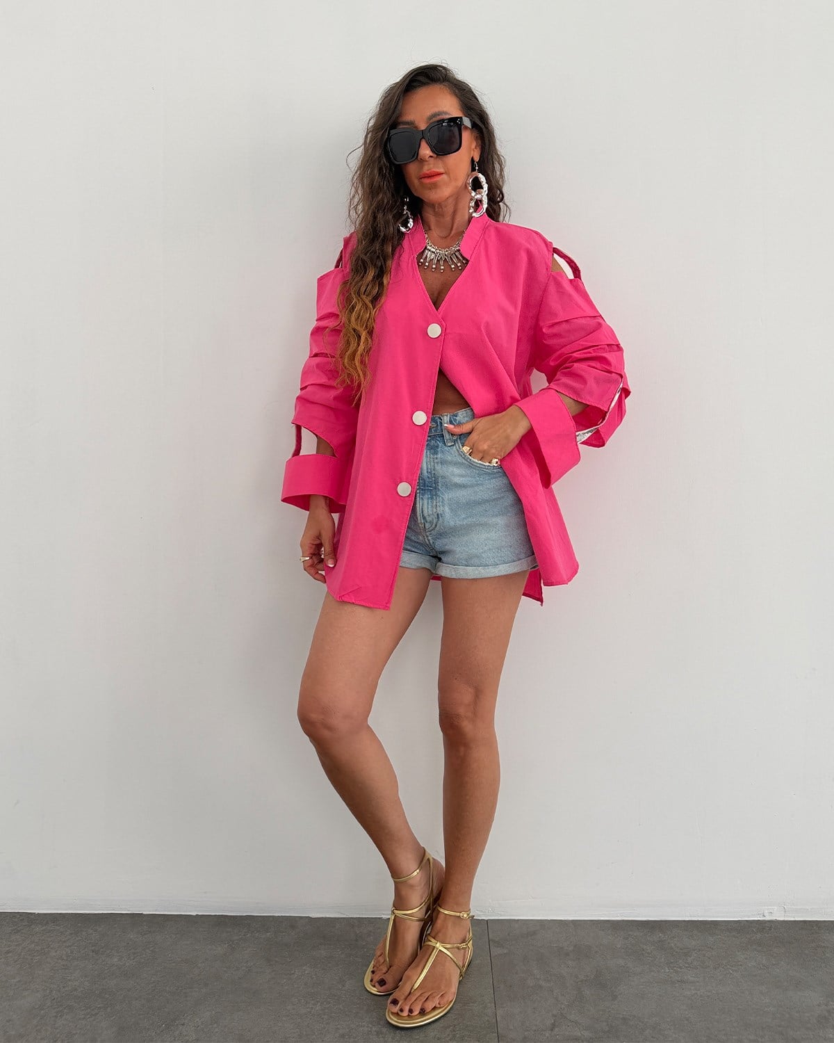 Victoria Gömlek Pembe